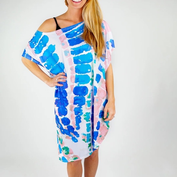 Playa Paisleys Mini Coastal Caftan - Picture 2 of 10
